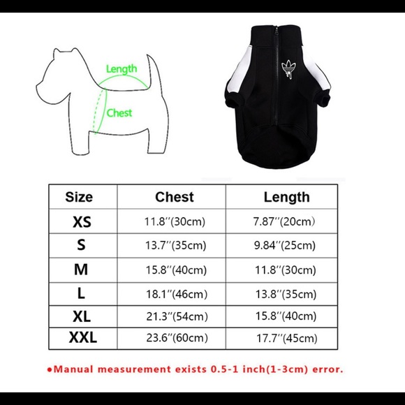 NWOT Size XXL Dog cat pet jacket with zipper - Picture 2 of 8